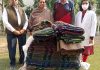 डा. मेला राम की याद में सहारा को 75 गर्म कंबलों का सहयोग